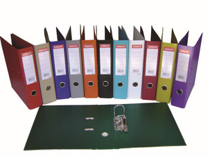 ESSELTE 81130 A4 Polypropylene Lever Arch White Each-ALF81101