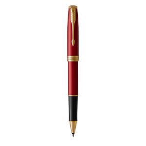 PARKER Sonnet Rollerball Pen - Red Gold Trim-NS1931475