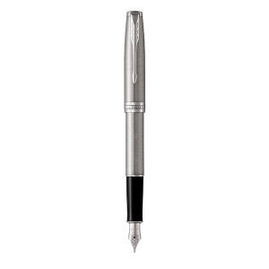 PARKER Sonnet Fountain Pen - Stainless Steel Chrome Trim-NS1931510