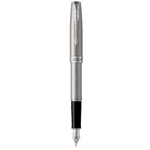 PARKER Sonnet Fountain Pen - Stainless Steel Chrome Trim-NS1931510