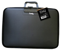 CROXLEY A3 Art Folio 2D Ring-Black Hard Shell-ZIP3402