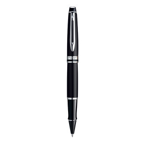 WATERMAN Expert  Rollerball Pen - Matte Black Chrome Trim-NS0951880