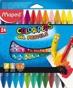 MAPED Oil Pastels Color'Peps Triangular 24's-864012