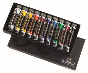 ROYAL TALENS REMBRANDT Oil Colour Basic Set 10X15Ml (105-254-284-370-395-411-506-530-619-107)-RT01820310