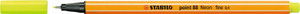 STABILO Point 88 Fineliner Neon Yellow Each-88-024