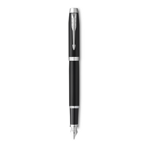 PARKER IM Fountain Pen - Matte Black Chrome Trim-NS2143638