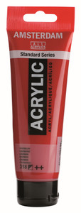 ROYAL TALENS AMSTERDAM Acrylic Colour - 120ml Tube (Carmine)-RT17093182