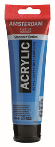 ROYAL TALENS AMSTERDAM Acrylic Colour - 120ml Tube (Mangan. Blue Phthalo)-RT17095822