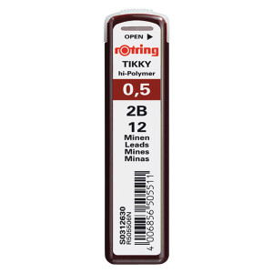 rOtring Polymer Leads 0.5mm 2B-RS0312630