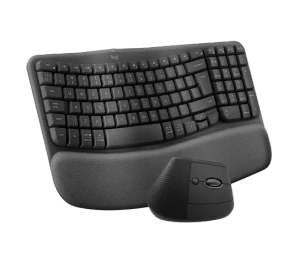 Logitech Wave Keys & Lift Vertical Mouse 920-013635
