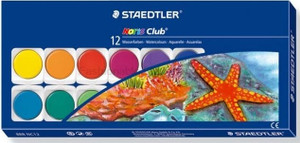 STAEDTLER Watercolour Paint (12 Colours)-ST888-NC12 STAEDTLER Watercolour Paint (12 Colours)-ST888-NC12
