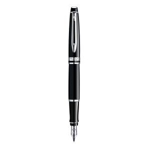 WATERMAN Expert  Fountain Pen - Lacquer Black Chrome Trim-NS0951760 WATERMAN Expert  Fountain Pen - Lacquer Black Chrome Trim-NS0951760