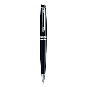 WATERMAN Expert  Ballpoint Pen - Lacquer Black Chrome Trim-NS0951800