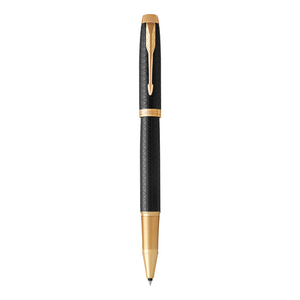PARKER IM Premium Rollerball Pen - Black Gold Trim-NS1931660