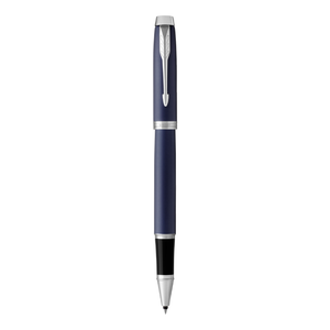 PARKER IM Rollerball Pen - Matte Blue Chrome Trim-NS1931661