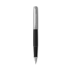 PARKER Jotter Fountain Pen - Bond Street Matte Black Chrome Trim-NS2030947