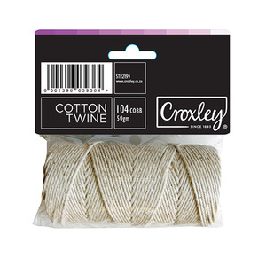 CROXLEY Cotton Twine 50gm 104 COB Each-STR2199