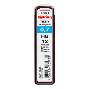 rOtring Polymer Leads 0.7mm HB-RS0312690 rOtring Polymer Leads 0.7mm HB-RS0312690