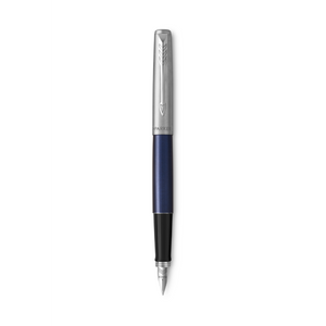 PARKER Jotter Fountain Pen - Royal Blue Chrome Trim-NS2030950