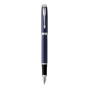 PARKER IM Fountain Pen -  Matte Blue Chrome Trim-NS1931654