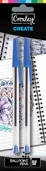 CROXLEY CREATE BallPoint Pen Blue 2  Carded-PEN9104C