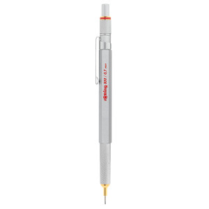 rOtring Rapid 800 Silver Mechanical Pencil 0.7mm-R1904448