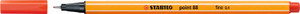 STABILO Point 88 Fineliner Light Red Each-88-48
