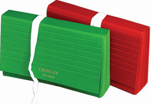 CROXLEY JD1613 Concertina File Cloth 16 Compartment A-Z Blue Each-CCF161304