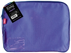 CROXLEY CREATE Canvas Gusset Book Bag (Purple)-BAG1636