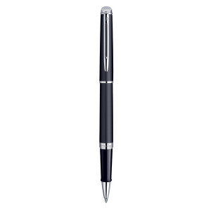 WATERMAN Hemisphere Rollerball Pen - Matte Black Chrome Trim-NS0920850 WATERMAN Hemisphere Rollerball Pen - Matte Black Chrome Trim-NS0920850