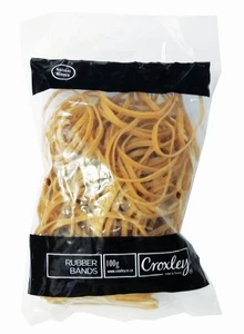 CROXLEY 75% Crepe Rubber Bands N0.32 Bag 500g-RUB32500CP