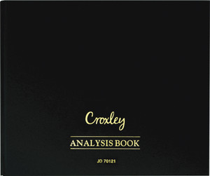 CROXLEY JD70121 Analysis Series 7 Oblong 144 Page 12 Column on 1 Page Cash Each-ANA70121