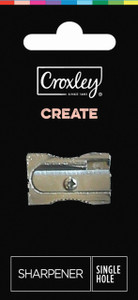 CROXLEY CREATE Metal Pencil Sharpener B/C Each-PCL75CC CROXLEY CREATE Metal Pencil Sharpener B/C Each-PCL75CC