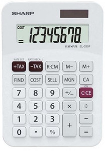 SHARP EL330F Caclulator (Blister Pack)-SHEL2330