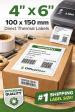 Thermal Shipping Labels 100 x 150mm Roll 1000