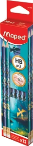 MAPED DRAGON GRAPHITE HB WITH ERASER - EACH-851828