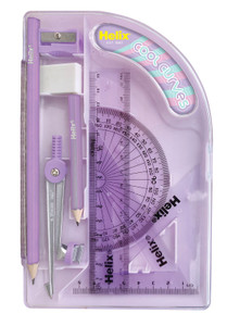 HELIX MATHS SET COOL CURVES - ASSORTED PASTELS-H170566