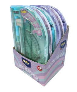 HELIX MATHS SET COOL CURVES - ASSORTED PASTELS-H170566