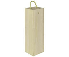 Pine Wine Bottle Box - GSR - P2579