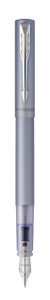 PARKER Vector XL Fountain Pen - Silver Blue Chrome Trim-NS2159745