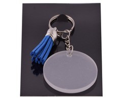 Acrylic Keychain with Tassles - GSR - KEY75E