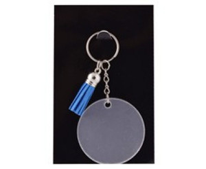 GSR Acrylic Keychain with Blue Tassles - Model KEY75E