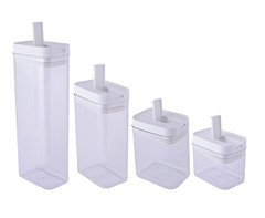 4-Piece Airtight Storage Containers - GSR - P2593W-4Set