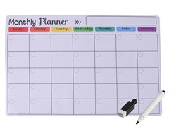 Magnetic Monthly Planner & Dry Erase Marker - GSR - ST371F