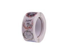 500pcs Sticker Roll - Thank You 1 - GSR - ST373-ThankYou1