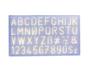 HELIX 20mm Lettering Stencil-H92200