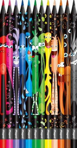 MAPED Colour Pencils Monster Triangular 0% Wood 12's-862612