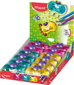 MAPED Sharpener 2-Hole Hamster - Each-018411 MAPED Sharpener 2-Hole Hamster - Each-018411