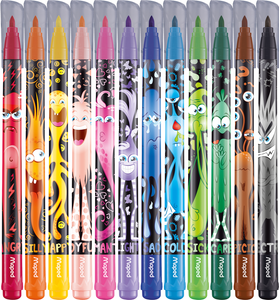 MAPED Felt Tip Monster  12's-845400
