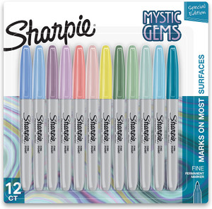 SHARPIE F PMARKER MYSTIC GEMS ASSORTED PASTEL 12-NS2157681